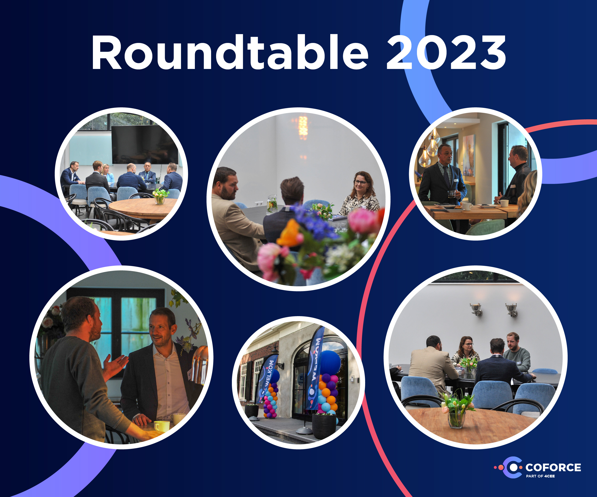 Fotocollage roundtables coforce